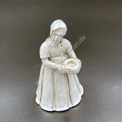 Big girl with candle holder by Elfriede Herse